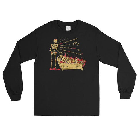 Cold Damp Kisses Unisex Long Sleeve Shirt - Black - Pulp & Stitch