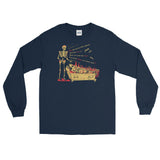 Cold Damp Kisses Unisex Long Sleeve Shirt - Navy - Pulp & Stitch