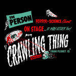 Crawling Thing Spook Show Unisex T-Shirt - Black - Pulp & Stitch