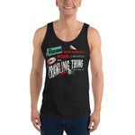 Crawling Thing Spook Show Unisex Tank Top - Black - Pulp & Stitch