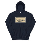 Dead Bird by Julie de Graag Unisex Hoodie - Navy - Pulp & Stitch