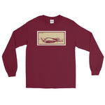 Dead Bird by Julie de Graag Unisex Long Sleeve Shirt - Maroon - Pulp & Stitch