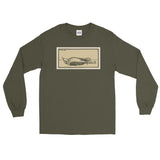 Dead Bird by Julie de Graag Unisex Long Sleeve Shirt - Military Green - Pulp & Stitch