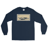 Dead Bird by Julie de Graag Unisex Long Sleeve Shirt - Navy - Pulp & Stitch