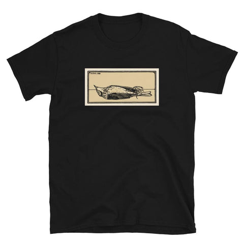 Dead Bird by Julie de Graag Unisex T-Shirt - Black - Pulp & Stitch