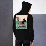 Death Rides A Sea Serpent Unisex Hoodie - S - Pulp & Stitch