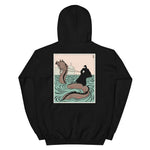 Death Rides A Sea Serpent Unisex Hoodie - S - Pulp & Stitch