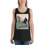 Death Rides A Sea Serpent Unisex Tank Top - XS - Pulp & Stitch