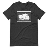 December Cat by Julie de Graag Unisex T-Shirt - Dark Grey Heather - Pulp & Stitch