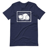 December Cat by Julie de Graag Unisex T-Shirt - Navy - Pulp & Stitch