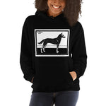 Dog by Julie de Graag Unisex Hoodie - Black - Pulp & Stitch