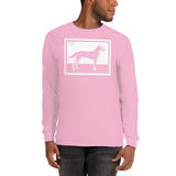 Dog by Julie de Graag Unisex Long Sleeve Shirt - Light Pink - Pulp & Stitch