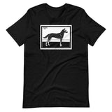 Dog by Julie de Graag Unisex T-Shirt - Black Heather - Pulp & Stitch