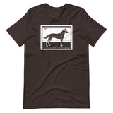 Dog by Julie de Graag Unisex T-Shirt - Brown - Pulp & Stitch