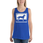 Dog by Julie de Graag Unisex Tank Top - True Royal - Pulp & Stitch