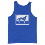 Dog by Julie de Graag Unisex Tank Top - True Royal - Pulp & Stitch