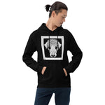 Dog's Head by Julie de Graag Unisex Hoodie - Black - Pulp & Stitch