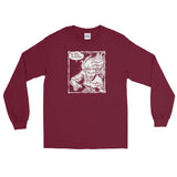 Drink His Blood Unisex Long Sleeve Shirt - Maroon - Pulp & Stitch