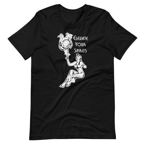 Elevate Your Spirits Unisex T-Shirt - Black - Pulp & Stitch