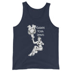 Elevate Your Spirits Unisex Tank Top - Navy - Pulp & Stitch