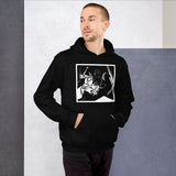 Female with Flower Unisex Hoodie - Black - Pulp & Stitch