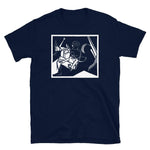 Female with Flower Unisex T-Shirt - Navy - Pulp & Stitch