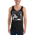 Female with Flower Unisex Tank Top - Black - Pulp & Stitch