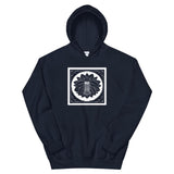 Flower by Julie de Graag Unisex Hoodie - Navy - Pulp & Stitch