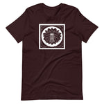 Flower by Julie de Graag Unisex T-Shirt - Oxblood Black - Pulp & Stitch