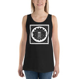 Flower by Julie de Graag Unisex Tank Top - Black - Pulp & Stitch