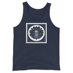 Flower by Julie de Graag Unisex Tank Top - Navy - Pulp & Stitch