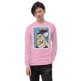 Forlorn Love Unisex Long Sleeve Shirt - Light Pink - Pulp & Stitch