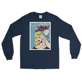 Forlorn Love Unisex Long Sleeve Shirt - Navy - Pulp & Stitch