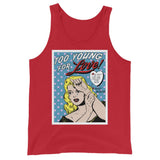 Forlorn Love Unisex Tank Top - Red - Pulp & Stitch