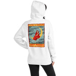 Girl & Moon Unisex Hoodie - White - Pulp & Stitch