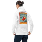 Girl & Moon Unisex Hoodie - White - Pulp & Stitch