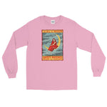 Girl & Moon Unisex Long Sleeve Shirt - Light Pink - Pulp & Stitch