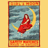 Girl & Moon Unisex Long Sleeve Shirt - Navy - Pulp & Stitch