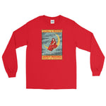 Girl & Moon Unisex Long Sleeve Shirt - Red - Pulp & Stitch