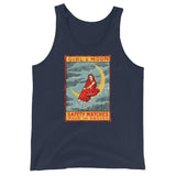 Girl & Moon Unisex Tank Top - Navy - Pulp & Stitch