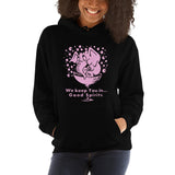 Good Spirits Elephant Unisex Hoodie - Black - Pulp & Stitch