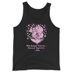 Good Spirits Elephant Unisex Tank Top - Black - Pulp & Stitch