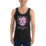 Good Spirits Elephant Unisex Tank Top - Charcoal-black Triblend - Pulp & Stitch