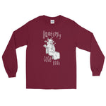 Hauntingly Good Boos Unisex Long Sleeve Shirt - Maroon - Pulp & Stitch