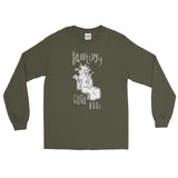 Hauntingly Good Boos Unisex Long Sleeve Shirt - Military Green - Pulp & Stitch