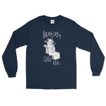 Hauntingly Good Boos Unisex Long Sleeve Shirt - Navy - Pulp & Stitch