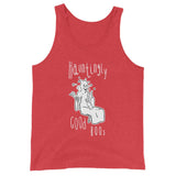 Hauntingly Good Boos Unisex Tank Top - Red Triblend - Pulp & Stitch