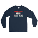 Hell's Half Acre Unisex Long Sleeve Shirt - Navy - Pulp & Stitch