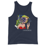 In Vino Veritas Unisex Tank Top - Navy - Pulp & Stitch