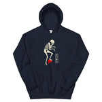 Japanese Creep Skull Unisex Hoodie - Navy - Pulp & Stitch